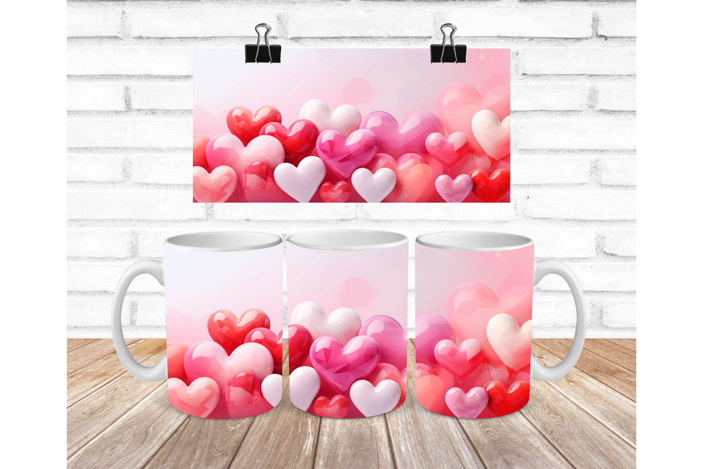 Love Me Hearts Mug