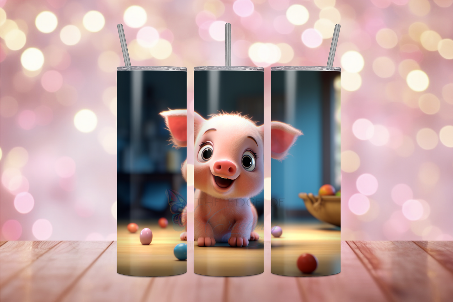 Curious Piglet Tumbler